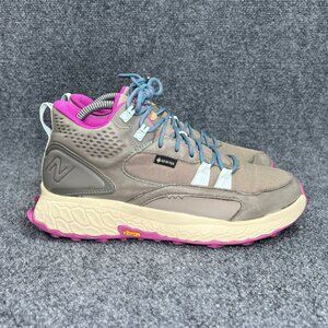 New Balance‎ Fresh Foam X Hierro Mid GTX Shoes Women's 8.5 Tan Waterproof Hiking